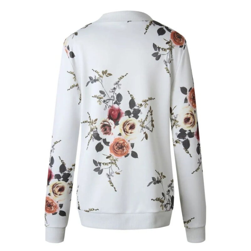 White floral print bomber jacket (1)