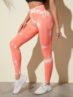 white-peach-tie dye print fitness leggings (4)