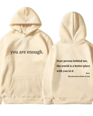 Dear Person Behind Me Hoodie – khaki