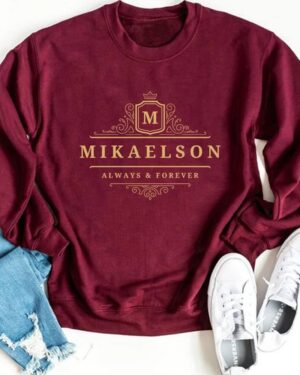 Mikaelson Always and Forever Sweatshirt – wine-red