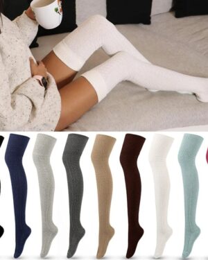 Thigh High Knit Stockings (3)