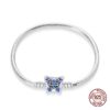 Navy Butterfly Enamel