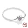 Pink Heart Pave Clasp