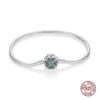 Teal Clover Pave