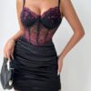 Black & Pink Floral