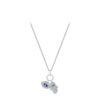 Hamsa and Eye Silver